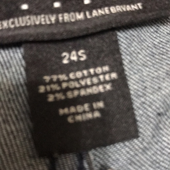 Plus Sz 𝅺Lane Bryant High Rise Skinny Jeans Sz 24 - Picture 10 of 14